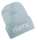 Personalized White Newborn Baby Boy Hospital Hat Newborn Hats Infant Hats