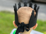 Personalized Baby and Toddler Boys Crown, Black, 1-8 Year Size