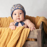 Prairie Floral Print Bonnet for Baby Girls- Baby Girl Bonnet Newborn Hat Infant Hat