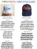 Personalized Baby and Toddler Boys Sun Hat, Blue & White Infant Hat Newborn Summer Hat