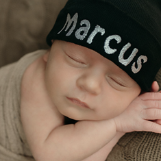 Show off that Perfect Baby Name with a Personalized Baby Hat