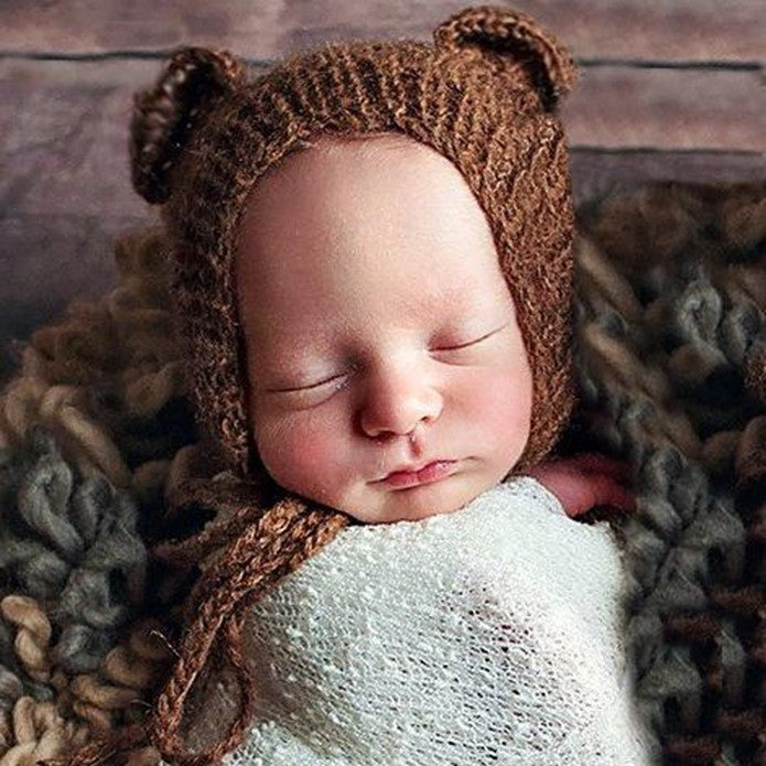Unbearably Cute: Bear Caps for Babies
