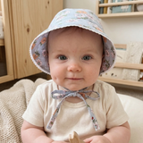 Sweet Springtime Floral Baby Bonnet