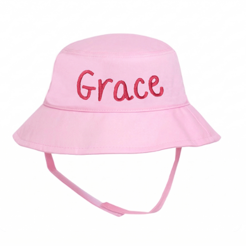 Light Pink Bucket Baby and Toddler Sun Hat with Sun Protection Infant Hat Newborn Summer Hat (Copy)