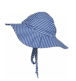 Navy and White Striped Sun Hat