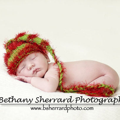 Sweet Baby Elf Crochet Baby Hat Infant Hat Newborn Hat
