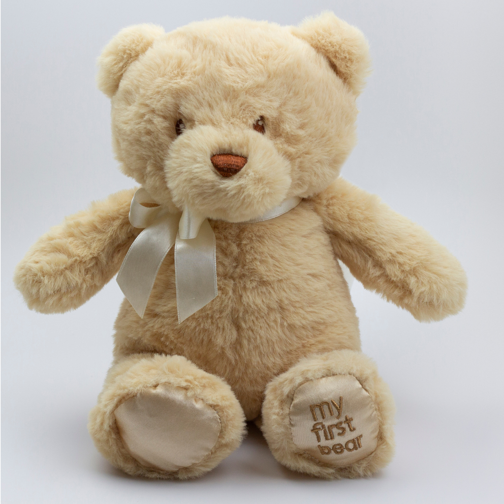 Plush My First Teddy Bear - Pair this with one of our Baby Bear Hats!