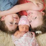 Little Sister Pink Newborn Girl Hospital Hat Infant Hat Newborn Hat