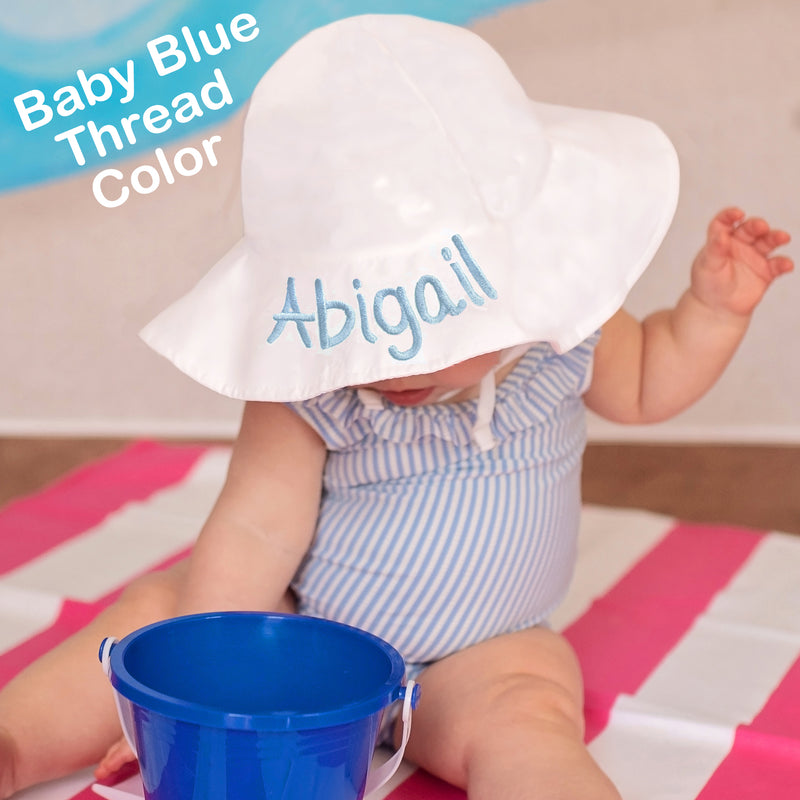 Baby white summer hat sales