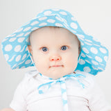 Aqua Blue Baby Sun Hat and Toddler Sun Hat With UPF 50+ Rating Infant Sun Hat Newborn Sun Hat