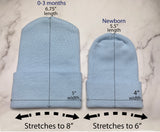 Little Brother Blue Newborn Boy Hospital Hat Infant Hat Newborn Hat