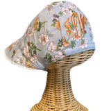 Vintage Daisy Baby Girl's Bonnet - Option for Monogram Infant Hat Newborn Hat Baby Sun Hat