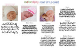 Personalized Solid White Newborn Girl Hospital Beanie Hat Infant Hat Newborn Winter Hat