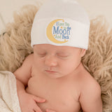 Newborn Baby Hospital Beanie Hat, White Color, Gender Neutral Infant Hat Newborn Hat