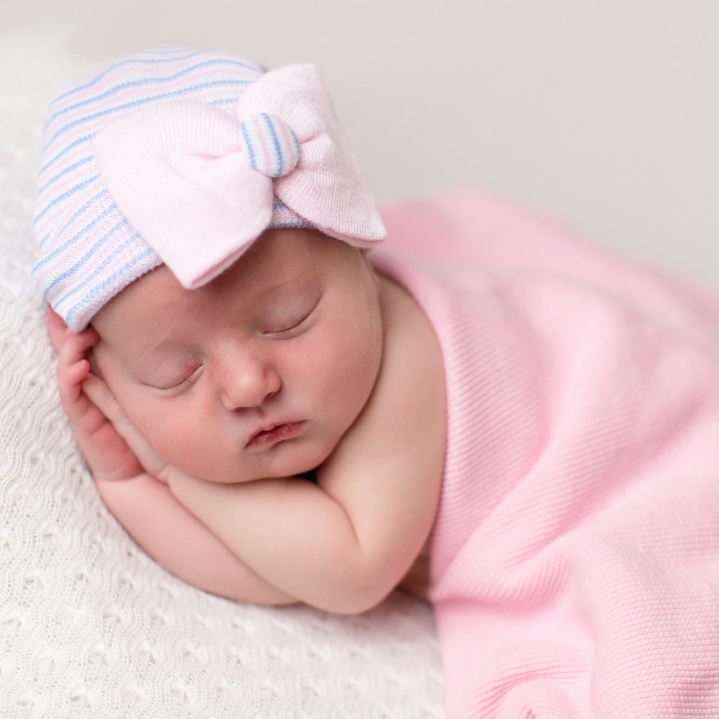 Sweet Pea Newborn Girl Nursery Beanie Infant Hat Newborn Hat
