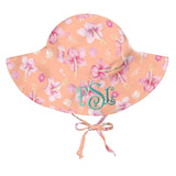 Wide Brim Sun Hat For Baby and Toddler Girl with UPF 50+ Rating Sun Protection - Machine Washable Infant Hat Newborn Baby Sun Hat