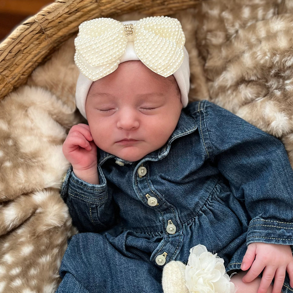 Baby Bonnet Cute Baby Girl Hats And Headbands Newborn Baby Girl